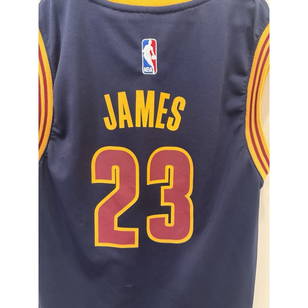 Adidas LeBron James Cleveland Cavaliers #23 Youth Medium‎ Basketball Jersey NBA - Picture 10 of 10